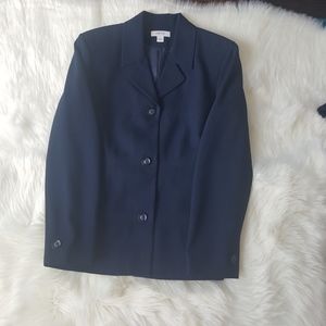 women navy blue suit
